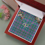 To My Beautiful Soulmate Necklace In Your Eyes I Have Found My Home Clan Ralston Tartan Forever Love Necklace Tartan Gift for Girlfriend Everlasting Love Necklace