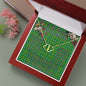 To My Beautiful Soulmate Necklace In Your Eyes I Have Found My Home Clan Galloway Hunting Tartan Forever Love Necklace Tartan Gift for Girlfriend Everlasting Love Necklace