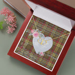 Gift To My Beautiful Girlfriend Valentine Necklace For Soulmate Anniversary Clan MacMillan Weathered Tartan Everlasting Love Necklace,valentine necklace, necklace girlfriend, necklace for wife, cute necklaces for girlfriend, jewelry for girlfriend, to my soulmate necklace, to my future wife necklace,