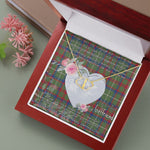 Gift To My Beautiful Girlfriend Valentine Necklace For Soulmate Anniversary Clan Shaw Green Modern Tartan Everlasting Love Necklace,valentine necklace, necklace girlfriend, necklace for wife, cute necklaces for girlfriend, jewelry for girlfriend, to my soulmate necklace, to my future wife necklace,