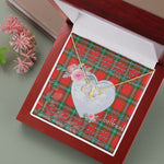Gift To My Beautiful Girlfriend Valentine Necklace For Soulmate Anniversary Clan MacLaine of Loch Buie Tartan Everlasting Love Necklace,valentine necklace, necklace girlfriend, necklace for wife, cute necklaces for girlfriend, jewelry for girlfriend, to my soulmate necklace, to my future wife necklace,