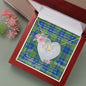 Scotstee Shop - To My Beautiful Girlfriend Valentine Necklace Clan Barclay Hunting Tartan Gift for Girlfriend Everlasting Love Necklace