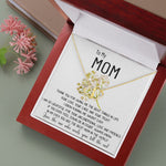 Mom Necklace Gift - To My Mom Necklace - Thank You For Giving Me The Best Things In Life, Mother's Day Everlasting Love Necklace