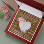 Gift To My Beautiful Girlfriend Valentine Necklace For Soulmate Anniversary Clan Callander Tartan Everlasting Love Necklace,valentine necklace, necklace girlfriend, necklace for wife, cute necklaces for girlfriend, jewelry for girlfriend, to my soulmate necklace, to my future wife necklace,