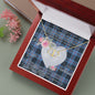 Gift To My Beautiful Girlfriend Valentine Necklace For Soulmate Anniversary Clan MacKie Ancient Tartan Everlasting Love Necklace,valentine necklace, necklace girlfriend, necklace for wife, cute necklaces for girlfriend, jewelry for girlfriend, to my soulmate necklace, to my future wife necklace,
