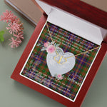 Gift To My Beautiful Girlfriend Valentine Necklace For Soulmate Anniversary Clan Cochrane Tartan Everlasting Love Necklace,valentine necklace, necklace girlfriend, necklace for wife, cute necklaces for girlfriend, jewelry for girlfriend, to my soulmate necklace, to my future wife necklace,