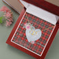 Gift To My Beautiful Girlfriend Valentine Necklace For Soulmate Anniversary Clan Stuart of Bute Tartan Everlasting Love Necklace,valentine necklace, necklace girlfriend, necklace for wife, cute necklaces for girlfriend, jewelry for girlfriend, to my soulmate necklace, to my future wife necklace,