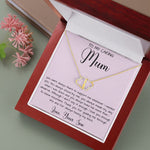 Gift For Mom From Son To My Caring Mum Necklace, Gift For Mother's Day Jewelry Mother's Day Everlasting Love Necklace