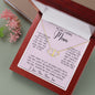 Gift For Caring Mom Form Son, To My Mom Necklace Gift For Mother's Day Mother's Day Everlasting Love Necklace