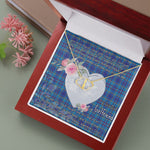 Gift To My Beautiful Girlfriend Valentine Necklace For Soulmate Anniversary Clan Mercer Tartan Everlasting Love Necklace,valentine necklace, necklace girlfriend, necklace for wife, cute necklaces for girlfriend, jewelry for girlfriend, to my soulmate necklace, to my future wife necklace,