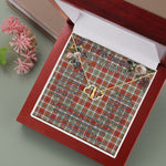 To My Beautiful Soulmate Necklace In Your Eyes I Have Found My Home Clan MacAlister Dress Tartan Forever Love Necklace Tartan Gift for Girlfriend Everlasting Love Necklace