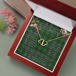 To My Beautiful Soulmate Necklace In Your Eyes I Have Found My Home Clan Anstruther Hunting Tartan Everlasting Love Necklace