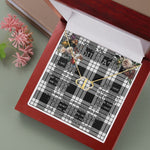 To My Beautiful Soulmate Necklace In Your Eyes I Have Found My Home Clan MacFarlane Black & White Tartan Forever Love Necklace Tartan Gift for Girlfriend Everlasting Love Necklace