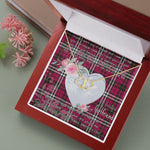 Gift To My Beautiful Girlfriend Valentine Necklace For Soulmate Anniversary Clan Little Tartan Everlasting Love Necklace,valentine necklace, necklace girlfriend, necklace for wife, cute necklaces for girlfriend, jewelry for girlfriend, to my soulmate necklace, to my future wife necklace,