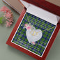 Scotstee Shop - To My Beautiful Girlfriend Valentine Necklace Clan Dixon Tartan Gift for Girlfriend Everlasting Love Necklace
