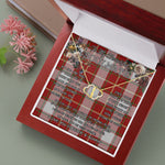 To My Beautiful Soulmate Necklace In Your Eyes I Have Found My Home Clan MacFie Tartan Forever Love Necklace Tartan Gift for Girlfriend Everlasting Love Necklace
