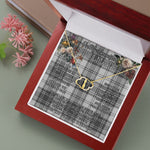 To My Beautiful Soulmate Necklace In Your Eyes I Have Found My Home Clan Glen Grey Tartan Forever Love Necklace Tartan Gift for Girlfriend Everlasting Love Necklace