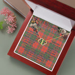 To My Beautiful Soulmate Necklace In Your Eyes I Have Found My Home Clan Grant Ancient Tartan Forever Love Necklace Tartan Gift for Girlfriend Everlasting Love Necklace
