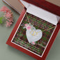 Scotstee Shop - To My Beautiful Girlfriend Valentine Necklace Clan Buchan Tartan Gift for Girlfriend Everlasting Love Necklace