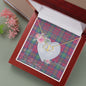 Gift To My Beautiful Girlfriend Valentine Necklace For Soulmate Anniversary Clan Lindsay Ancient Tartan Everlasting Love Necklace,valentine necklace, necklace girlfriend, necklace for wife, cute necklaces for girlfriend, jewelry for girlfriend, to my soulmate necklace, to my future wife necklace,