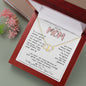 To My Mom Necklace To A Woman Of Wisdom Gift For Mom From Son Mother's Day Everlasting Love Necklace