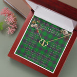 To My Beautiful Soulmate Necklace In Your Eyes I Have Found My Home Clan Elphinstone Hunting Tartan Everlasting Love Necklace