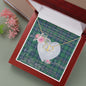 Gift To My Beautiful Girlfriend Valentine Necklace For Soulmate Anniversary Clan Shaw Ancient Tartan Everlasting Love Necklace,valentine necklace, necklace girlfriend, necklace for wife, cute necklaces for girlfriend, jewelry for girlfriend, to my soulmate necklace, to my future wife necklace,