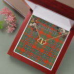 To My Beautiful Soulmate Necklace In Your Eyes I Have Found My Home Clan MacGregor Ancient Tartan Forever Love Necklace Tartan Gift for Girlfriend Everlasting Love Necklace