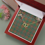 To My Beautiful Soulmate Necklace In Your Eyes I Have Found My Home Clan Menzies Green Ancient Tartan Forever Love Necklace Tartan Gift for Girlfriend Everlasting Love Necklace