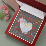 Gift To My Beautiful Girlfriend Valentine Necklace For Soulmate Anniversary Clan Matheson Ancient Tartan Everlasting Love Necklace,valentine necklace, necklace girlfriend, necklace for wife, cute necklaces for girlfriend, jewelry for girlfriend, to my soulmate necklace, to my future wife necklace,