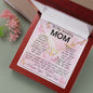 To My Mom Necklace From Son Gift Ideas For Mother's Day Necklace Mother's Day Everlasting Love Necklace
