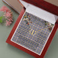 To My Beautiful Soulmate Necklace In Your Eyes I Have Found My Home Clan Hannay Grey Tartan Everlasting Love Necklace