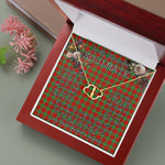 To My Beautiful Soulmate Necklace In Your Eyes I Have Found My Home Clan Gartshore Tartan Forever Love Necklace Tartan Gift for Girlfriend Everlasting Love Necklace