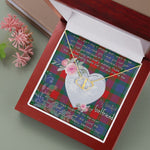 Gift To My Beautiful Girlfriend Valentine Necklace For Soulmate Anniversary Clan Mar Tartan Everlasting Love Necklace,valentine necklace, necklace girlfriend, necklace for wife, cute necklaces for girlfriend, jewelry for girlfriend, to my soulmate necklace, to my future wife necklace,