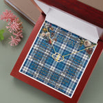To My Beautiful Soulmate Necklace In Your Eyes I Have Found My Home Clan Muirhead Blue Tartan Forever Love Necklace Tartan Gift for Girlfriend Everlasting Love Necklace