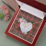 Gift To My Beautiful Girlfriend Valentine Necklace For Soulmate Anniversary Clan Princess Margaret Tartan Everlasting Love Necklace,valentine necklace, necklace girlfriend, necklace for wife, cute necklaces for girlfriend, jewelry for girlfriend, to my soulmate necklace, to my future wife necklace,