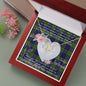 Gift To My Beautiful Girlfriend Valentine Necklace For Soulmate Anniversary Clan Colquhoun Tartan Everlasting Love Necklace,valentine necklace, necklace girlfriend, necklace for wife, cute necklaces for girlfriend, jewelry for girlfriend, to my soulmate necklace, to my future wife necklace,