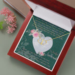 Gift To My Beautiful Girlfriend Valentine Necklace For Soulmate Anniversary Clan Lammie Tartan Everlasting Love Necklace,valentine necklace, necklace girlfriend, necklace for wife, cute necklaces for girlfriend, jewelry for girlfriend, to my soulmate necklace, to my future wife necklace,