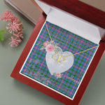 Gift To My Beautiful Girlfriend Valentine Necklace For Soulmate Anniversary Clan Ralston Tartan Everlasting Love Necklace,valentine necklace, necklace girlfriend, necklace for wife, cute necklaces for girlfriend, jewelry for girlfriend, to my soulmate necklace, to my future wife necklace,
