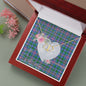 Gift To My Beautiful Girlfriend Valentine Necklace For Soulmate Anniversary Clan Ralston Tartan Everlasting Love Necklace,valentine necklace, necklace girlfriend, necklace for wife, cute necklaces for girlfriend, jewelry for girlfriend, to my soulmate necklace, to my future wife necklace,