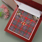 To My Beautiful Soulmate Necklace In Your Eyes I Have Found My Home Clan MacFarlane Modern Tartan Forever Love Necklace Tartan Gift for Girlfriend Everlasting Love Necklace