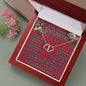 To My Beautiful Soulmate Necklace In Your Eyes I Have Found My Home Clan Rait Tartan Forever Love Necklace Tartan Gift for Girlfriend Everlasting Love Necklace