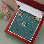 To My Beautiful Soulmate Necklace In Your Eyes I Have Found My Home Clan Douglas Ancient Tartan Forever Love Necklace Tartan Gift for Girlfriend Everlasting Love Necklace
