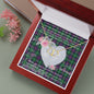 Gift To My Beautiful Girlfriend Valentine Necklace For Soulmate Anniversary Clan Calder Tartan Everlasting Love Necklace,valentine necklace, necklace girlfriend, necklace for wife, cute necklaces for girlfriend, jewelry for girlfriend, to my soulmate necklace, to my future wife necklace,