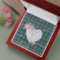 Gift To My Beautiful Girlfriend Valentine Necklace For Soulmate Anniversary Clan Morrison Ancient Tartan Everlasting Love Necklace,valentine necklace, necklace girlfriend, necklace for wife, cute necklaces for girlfriend, jewelry for girlfriend, to my soulmate necklace, to my future wife necklace,