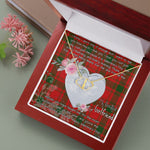 Gift To My Beautiful Girlfriend Valentine Necklace For Soulmate Anniversary Clan MacQuarrie Tartan Everlasting Love Necklace,valentine necklace, necklace girlfriend, necklace for wife, cute necklaces for girlfriend, jewelry for girlfriend, to my soulmate necklace, to my future wife necklace,