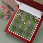 To My Beautiful Soulmate Necklace In Your Eyes I Have Found My Home Clan Cunningham Dress Green Tartan Everlasting Love Necklace