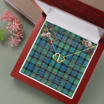To My Beautiful Soulmate Necklace In Your Eyes I Have Found My Home Clan Gunn Ancient Tartan Forever Love Necklace Tartan Gift for Girlfriend Everlasting Love Necklace
