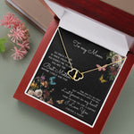 To My Mom Time May Fly Mother's Day Necklace Mother's Day Everlasting Love Necklace