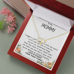 Mommy Necklace, To My Mommy Necklace, Gift For Mom To Be Necklace, Gift For First Time Mom, Expecting Mother Necklace, New Mom Necklace Gift Mother's Day Everlasting Love Necklace